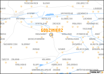 map of Godzimierz