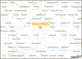 map of Godzimierz