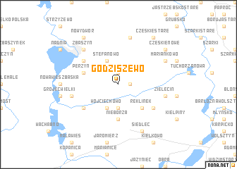 map of Godziszewo