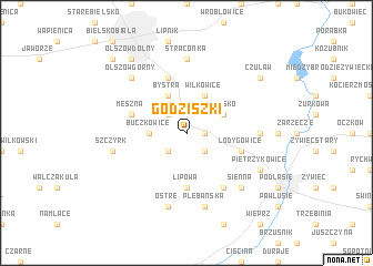 map of Godziszki