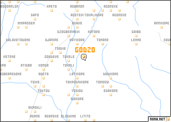 map of Godzo