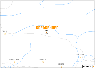 map of Goedgemoed