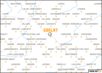 map of Goélat