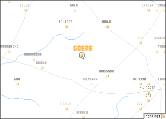 map of Goéré