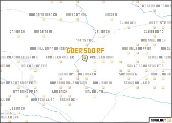 map of Goersdorf