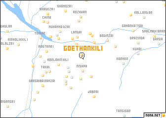 map of Goethān Kili