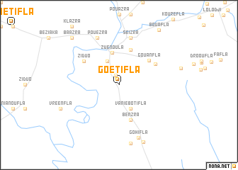 map of Goétifla