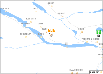 map of Gøe