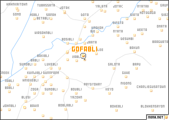 map of Gofabli