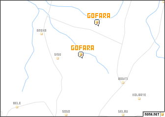 map of Gofara