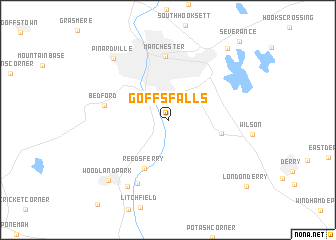 map of Goffs Falls