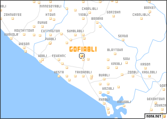 map of Gofiabli