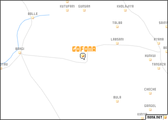 map of Gofona