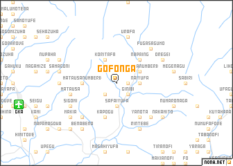 map of Gofonga