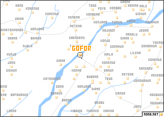 map of Gofor