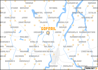 map of Gofrāil