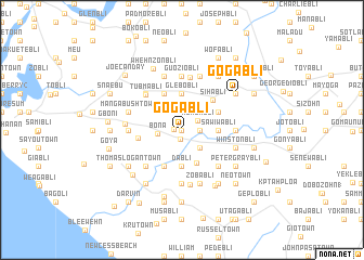 map of Gogabli