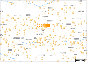 map of Goganai