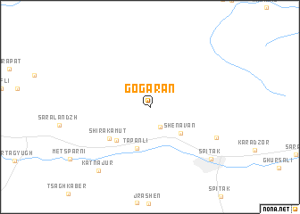 map of Gogaran