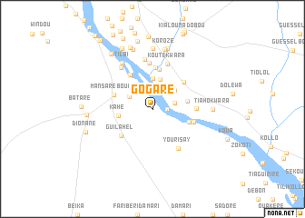map of Gogaré