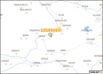 map of Gogasheni