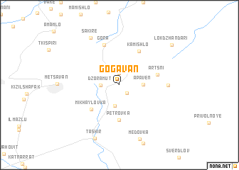 map of Gogavan