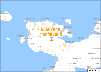 map of Gogayama