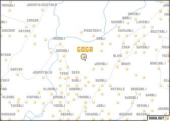 map of Goga