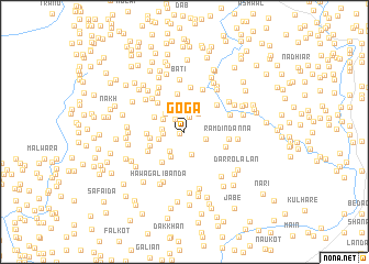 map of Goga