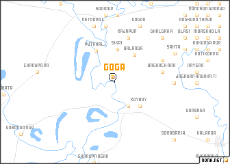 map of Goga