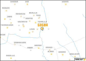 map of Gogba