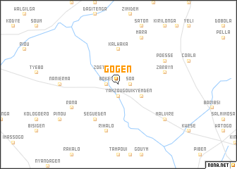 map of Gogen