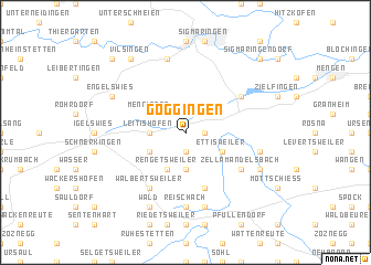 map of Göggingen