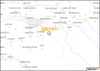 map of Gogiyeti