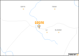 map of Gogne