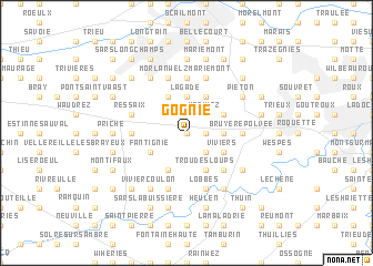 map of Gognie