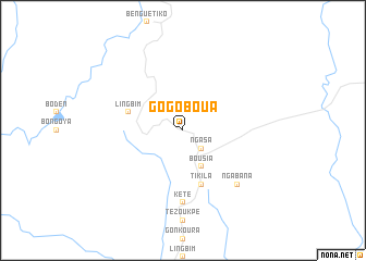 map of Gogoboua