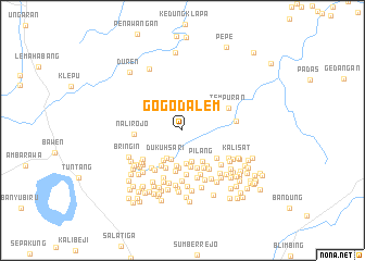 map of Gogodalem