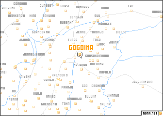 map of Gogoima