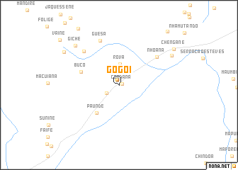 map of Gogói