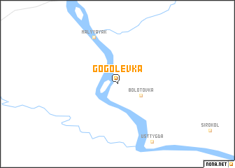 map of Gogolevka