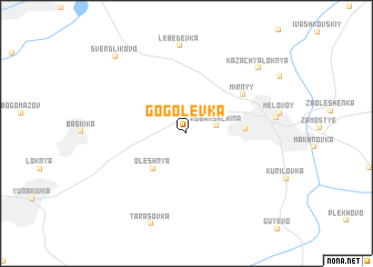 map of Gogolevka