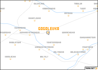 map of Gogolevka