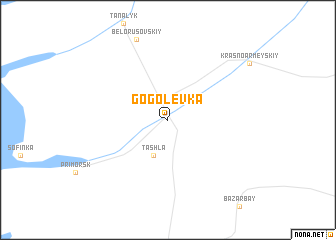 map of Gogolevka