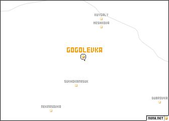 map of Gogolevka