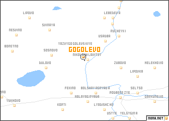 map of Gogolevo