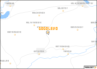 map of Gogolevo