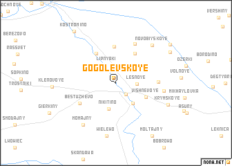 map of Gogolevskoye