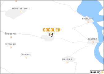 map of Gogolev