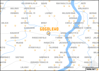 map of Gogolewo